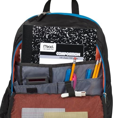 Mead Composition Notebook, Wide Ruled Paper, 7.5" x 9.75", 100 Sheets, Black Marble (09910) thumbnail 7