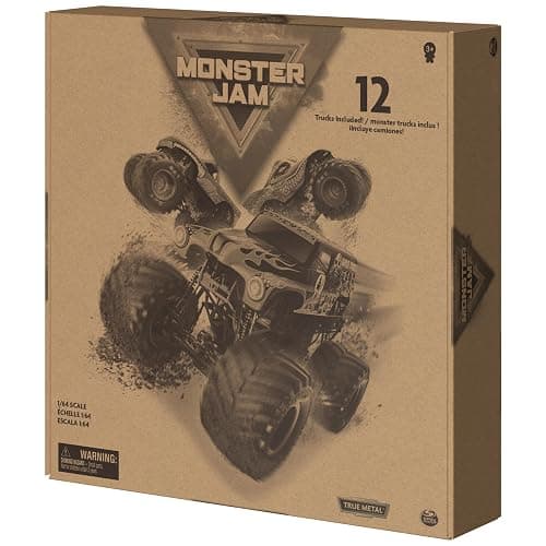 Monster Jam, Official 12-Pack of 1:64 Scale Die-Cast Monster Trucks for Boys and Girls, Kids Toys for Ages 4-6+, Amazon Exclusive thumbnail 7