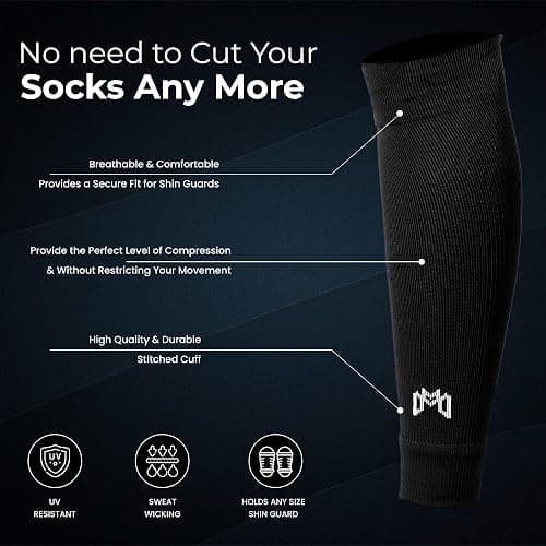 MediCaptain Protective Grip Sock + Pre Cut Sock Sleeve Bundle Pack (Black) thumbnail 5