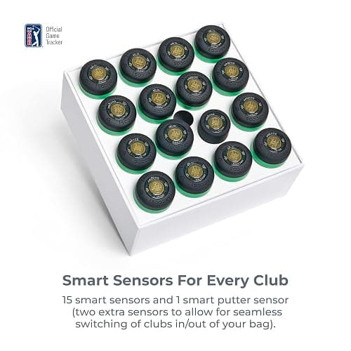 Arccos Smart Sensors: Automatic Golf Game Tracking System, A.I. Powered GPS Rangefinder & Smart Club Distances thumbnail 2