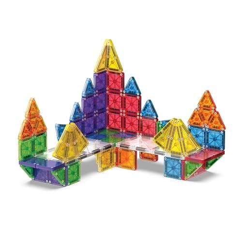 MAGNA-TILES microMAGS 70-Piece Deluxe Magnetic Construction Set, The Original Magnetic Building Brand thumbnail 9