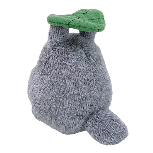 Studio Ghibli - My Neighbor Totoro - 5" Totoro with Leaf Beanbag, Studio Ghibli Plush thumbnail 5
