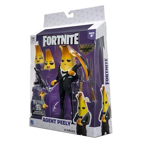 Fortnite Legendary Series, 1 Figure Pack - 6 Inch Agent Peely - BaseCollectible Action Figure - Includes 3 Interchangeable Faces thumbnail 11