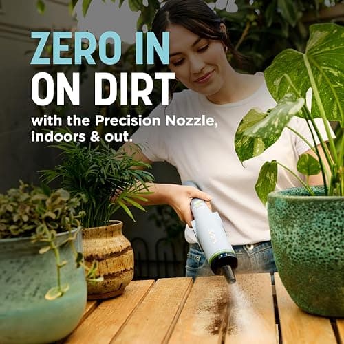 NEW Shark BlastBoss — All-in-One Air Blasting System with BlastBroom, Precision Nozzle, Extension Wand, Indoor/Outdoor Cleaning, 0-190 MPH, Cordless Handheld Blower, Rechargeable, Charcoal, AB2111 thumbnail 8