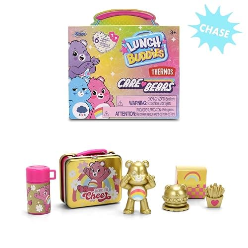 Jada Lunch Buddies – Collectible Mini Tin with Thermos, Figure & Food Accessories – 2-Inch Care Bears Toy – Care Bears & Friends – for Kids Ages 5+ (One Piece, Styles May Vary) thumbnail 10