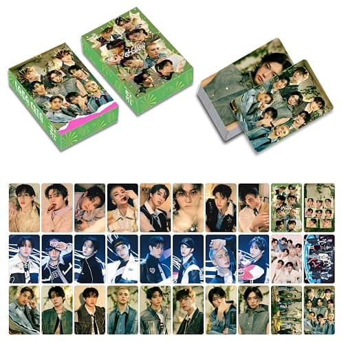 MeiYiYou 8Pack/240PCS Stray-K Photocards,Stray-K Lomo Cards Greeting Cards for Collection(Pink) thumbnail 7