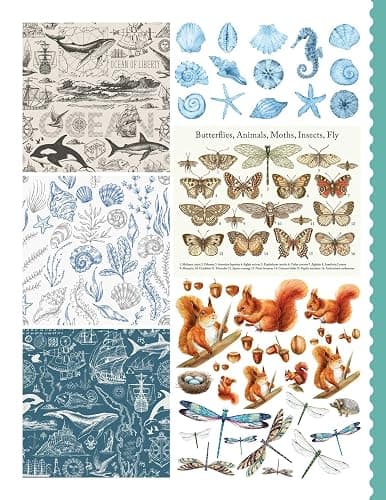 Junk Journal Cutouts: Vintage Designs: From Botanicals to Travel, 350+ Timeless Images for Creative Journaling (My Junk Journal Supplies) thumbnail 3