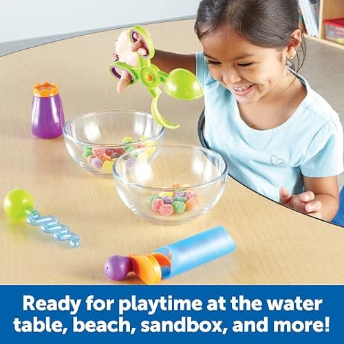 Learning Resources Sand & Water Fine Motor Set - Fidget Toys, Water Bin Play, Toddler Daycare Essentials Games Tools, Homeschool and Preschool, Montessori for Kids, Gifts for Boys and Girls thumbnail 5