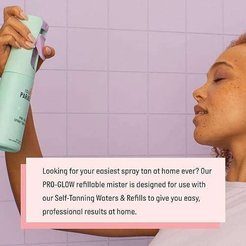 Isle of Paradise Pro Glow Spray Tan Mister - Refillable Continuous Mist Spray Bottle for Flawless Self Tan, 1 Count thumbnail 4