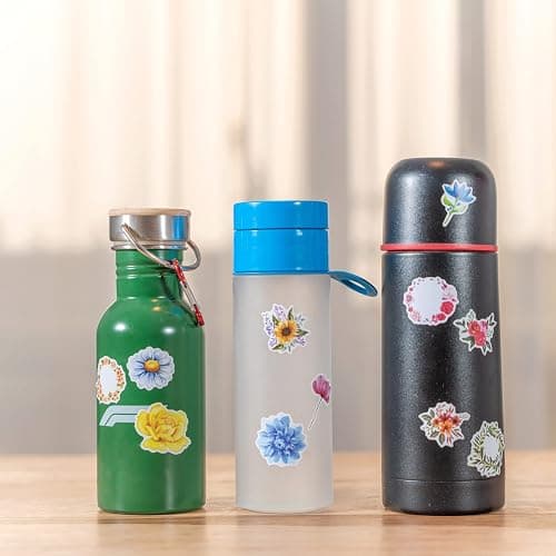 Mr. Pen- Floral Stickers Laptop, 74 pcs, Stickers for Water Bottles thumbnail 4