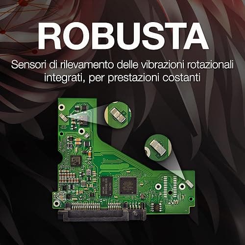 Seagate IronWolf, 4TB, Hard Disk SATA da 6GBit/s, HDD, CMR 3,5" 5.900 RPM, Cache da 64 MB per NAS con Sistema RAID, 3 anni Rescue Services (ST4000VN008) thumbnail 6