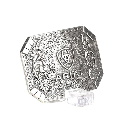 ARIAT Floral Rectangle Silver - Acc Buckle thumbnail 2