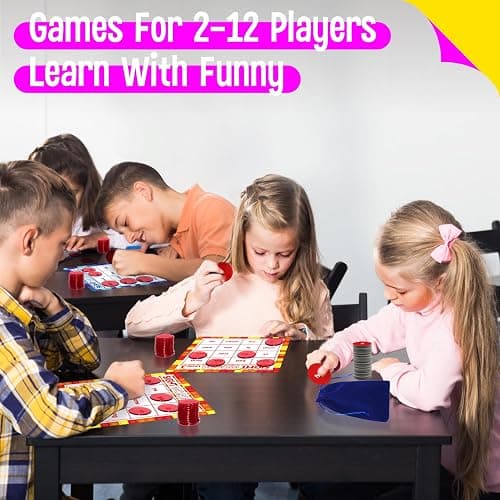 SpriteGru Sight Word Bingo Game, 120 Sight Words Learn to Read Level 1 & Level 2 Bingo Board Game Dolch's & Fry's Words Lists for Kindergarten and Preschool Kids 4-8, Perfect for Classroom & at Home thumbnail 6