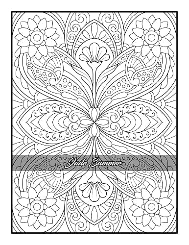 100 Amazing Patterns: An Adult Coloring Book with Fun, Easy, and Relaxing Coloring Pages thumbnail 24