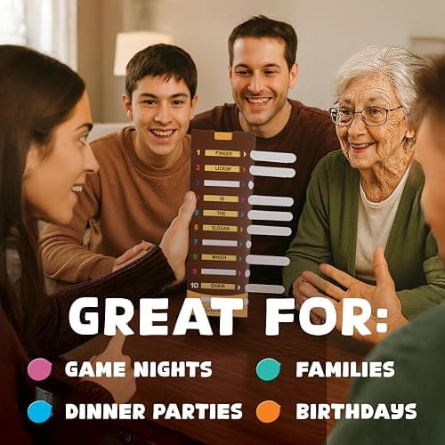 Confident Games in A Nutshell: Slide & Reveal Word Guessing Board Game with 450+ Questions - Fun Family Party Game for Kids & Adults, Ages 10+, 2-20 Players, 20 Minute Playtime thumbnail 6