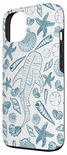 Whale Shark Beach Lovers Summer Teal Blue Themed Case for iPhone 13 thumbnail 2
