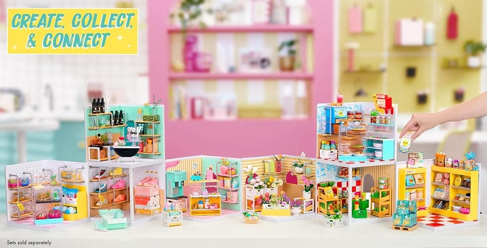 MGA's Miniverse Make It Mini Spaces Ice Cream Shop, Building Set, Customize, DIY Crafts, Rooms, Hobby, Collectors, Display, Gifts, 8+ thumbnail 6