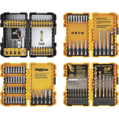 DEWALT 20V MAX* Cordless Drill / Driver Kit with Screwdriver/Drill Bit Set, 100-Piece (DCD771C2 & DWA2FTS100) thumbnail 6