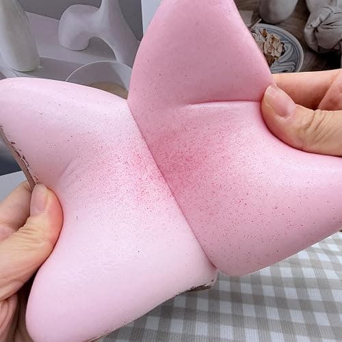 Bread Butter Squishy,Slow Rising Squishy，Stocking Stuffers,Stress Balls，Stress Relief & Fidget Toys for ADHD，Party Favor Gift (Pink) thumbnail 6