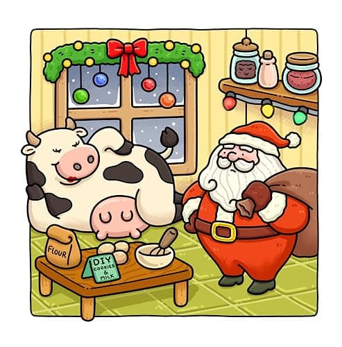 Silly Christmas: Cozy and Funny Coloring Book for Adults and Teens (Silly Funny Coloring Book) thumbnail 5