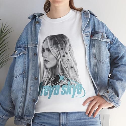 Freya Unisex Skye Live in Concert Tour T-Shirt Heavy Cotton Tee thumbnail 3