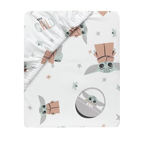 Lambs & Ivy Star Wars Mandalorian The Child/Baby Yoda/Grogu Fitted Crib Sheet thumbnail 4