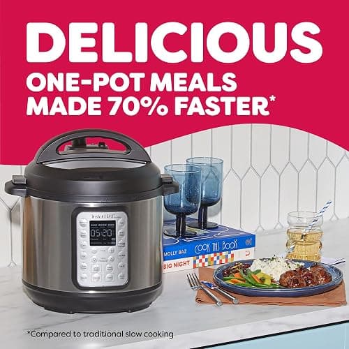 Instant Pot Duo Plus 9-in-1 Multicooker, Pressure Cooker, Slow Cook, Rice Maker, Steamer, Sauté, Yogurt, Warmer & Sterilizer, Includes App With Over 800 Recipes, Stainless Steel, 6 Quarts thumbnail 7