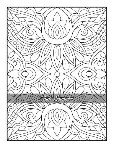 100 Amazing Patterns: An Adult Coloring Book with Fun, Easy, and Relaxing Coloring Pages thumbnail 41