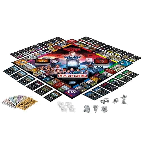 Hasbro Gaming Monopoly Stranger Things Gioco da Tavolo per Adulti e Ragazzi dai 14 Anni in su, Multicolore, 41 x 400 x 267 mm (Lingua Italiana) thumbnail 5