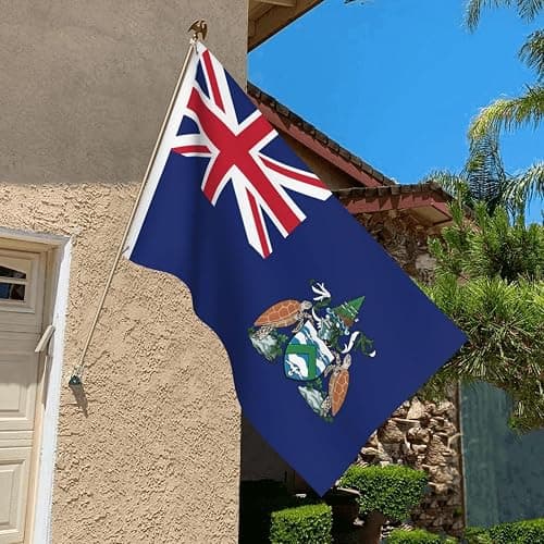 Flag Of Ascension Island Flag 3x5 Ft Durable Polyester Double-Sided Outdoor Decorative Banner Home Patio Flags Yard Welcome Flag thumbnail 2