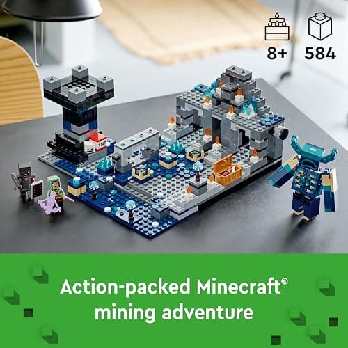 LEGO Minecraft The Deep Dark Battle Set, 21246 Biome Adventure Toy, Ancient City with Warden Figure, Exploding Tower & Treasure Chest, for Kids Ages 8 Plus thumbnail 2