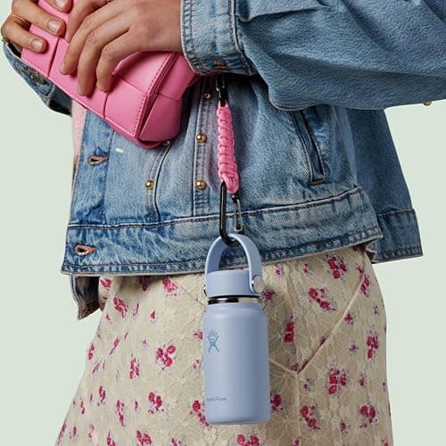 Hydro Flask Micro Water Bottle - Insulated Leak Proof Mini Flask - Stocking Stuffer or White Elephant Gift 6.7 Oz Surf thumbnail 2