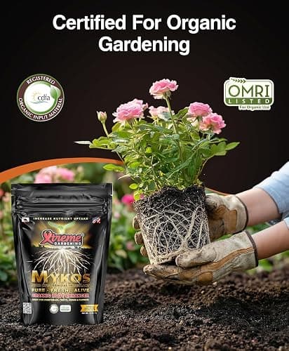 Xtreme Gardening Mykos Mycorrhizae for Plants- Granular Mycorrhizal Fungi Root Inoculant, OMRI Listed Organic Biofertilizer for Stronger Roots & Nutrient Uptake (2.2 lbs) thumbnail 4