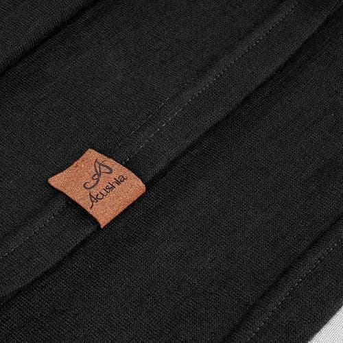 ACUSHLA 100% Merino Wool Neck Gaiter for Men & Women Ski Face Mask Winter Scarf Neck Warmer All Weather, Midweight Maple Leaf thumbnail 6