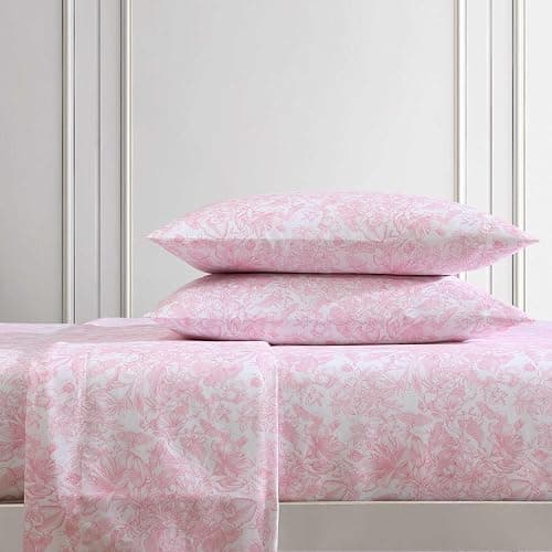 Betsey Johnson - Queen Sheet Set with Pillowcases for Everyday Bedroom Use | Microfiber, Fade & Wrinkle Resistant, Fully Elastic Fitted Sheet, Secure Deep Pocket Fit, Easy Care, Year-Round Comfort thumbnail 3