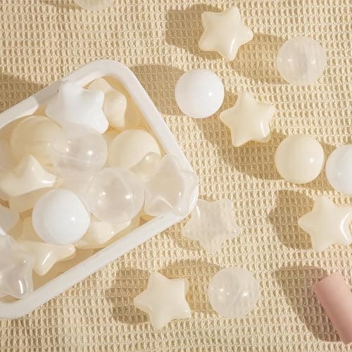 TRENDPLAY Star Ball Pit Balls for Toddlers -50 100 200 Count Star Balls Different Shapes, Non-Toxic Plastic Balls for Safe Play, Boys Girls Festival Party Decoration thumbnail 8
