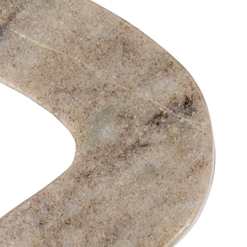 Bloomingville Marble Wave Double Taper Candle Holder, Beige thumbnail 9