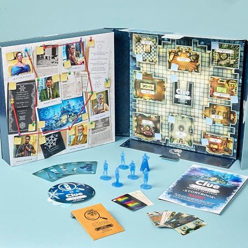 Clue Advent Calendar: Secrets Under Snowfall | 24 Days | Family Mystery Games | with 6 Winter-Themed Tokens and Surprise | Ages 10+ | 1+ Players thumbnail 2