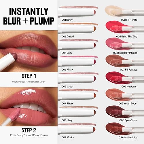 REVLON PhotoReady Instant Blur Liner, Soft Matte Lip Makeup to Overline for Instant Natural, Fuller-Looking Lips, Sheer-to-Buildable, 004 Lazy, 0.05 oz thumbnail 10