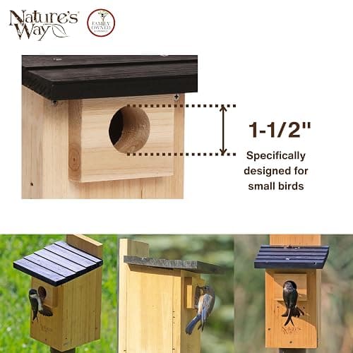 Nature's Way Bird Products CWH4 Cedar Bluebird Viewing House thumbnail 5