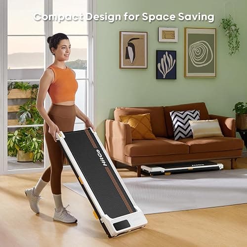 HitGo Under Desk Treadmill - 2 in 1 Walking & Jogging Pad, Portable with Remote Control & App, 2.5HP Compact for Home Office thumbnail 6