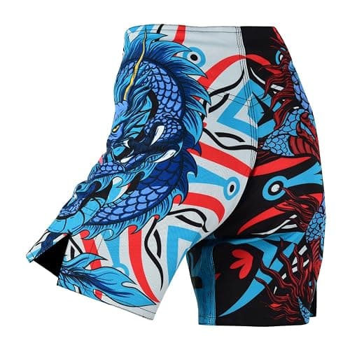ROAR-INT MMA Rash Guard & BJJ Shorts Set Kids Fight Training Grappling Wear Jiu Jitsu Gi Trunks Outfit Set thumbnail 7