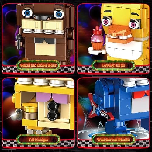 Thcbme Security Breach Building Block Toy, 5 Characters Action Figure, Horror Game Toys Merch Building Set Toy, 988Pcs thumbnail 4