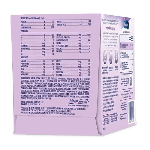 Enfamil NeuroPro Gentlease Ready-to-Feed with Smaller Proteins for Easy Digestion, Brain Supporting DHA,Baby Formula for easing Fussiness, Crying, Gas, Spit-up in 24hrs, 2 Fl Oz, 48 Bottles thumbnail 13