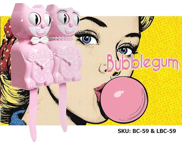 Kit Cat Klock Bubblegum Pink Limited Edition Lady thumbnail 4