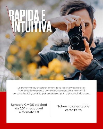 Canon PowerShot G7X Mark III (Argento) – Fotocamera Digitale Compatta con Sensore da 1 Pollice e Video 4K - Perfetta In Condizioni Di Scarsa Illuminazione E Per I Viaggi thumbnail 5