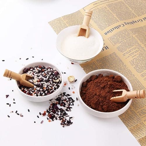 30PCS Mini wooden spoon Set For Mini bath salt, candy , washing powder Baby Spoon（3 inches long）by sansheng thumbnail 2