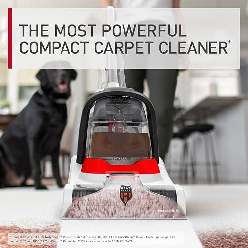 Hoover PowerDash Pet+ Compact Carpet Cleaner Machine, Lightweight Carpet Shampooer Machine, Pair with a Hoover Carpet Cleaner Solution for a Bright, Refreshed Home thumbnail 2