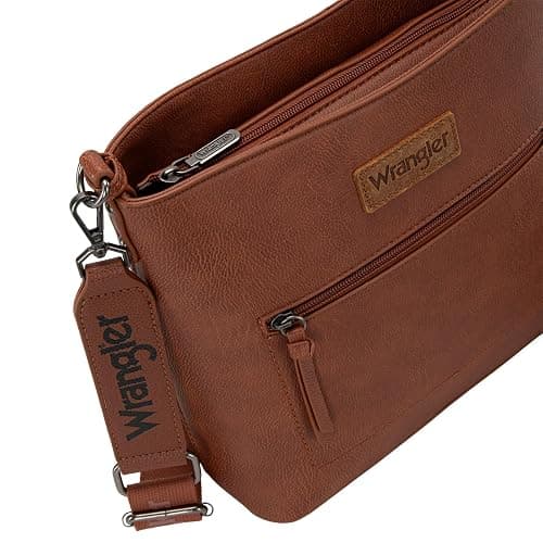 Wrangler Crossbody Bags for Women Lightweight Shoulder Handbags and Purses Travel Shoulder Purse thumbnail 5