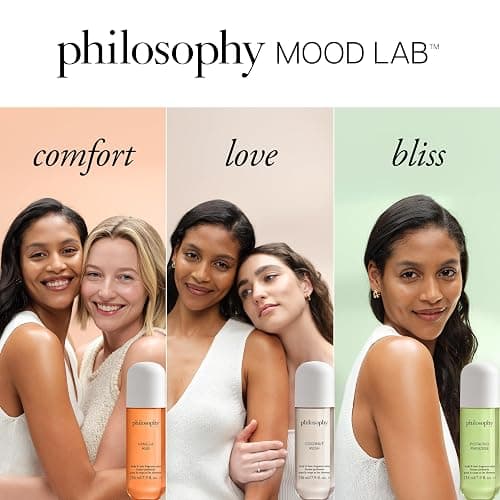 philosophy hair and body mists – long-lasting fragrance mists for women with skin-loving ingredients – hydrates & refreshes for 24 hours – vanilla, pistachio & coconut scent options thumbnail 9